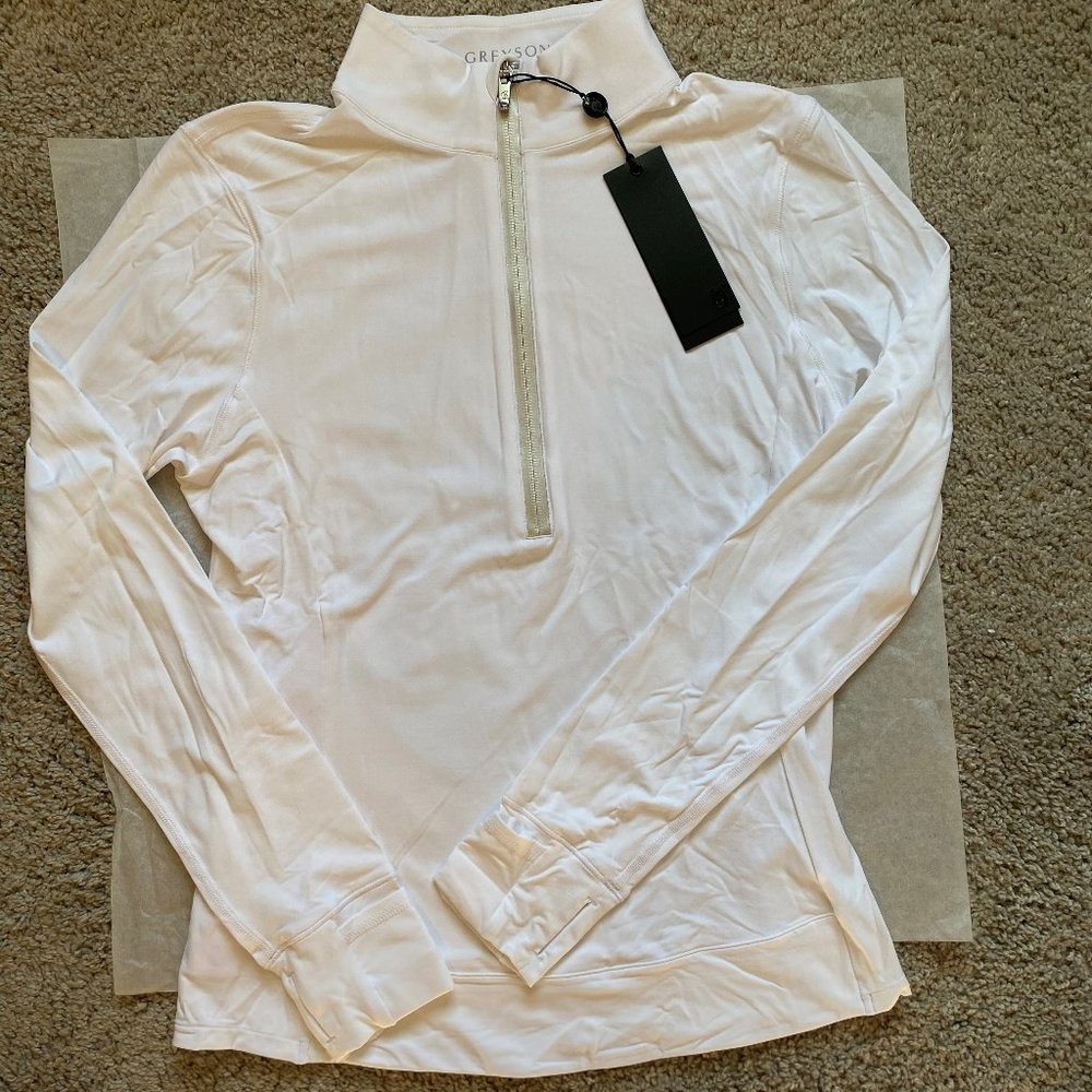 Greyson Scarlett Halley Melange Quarter-Zip